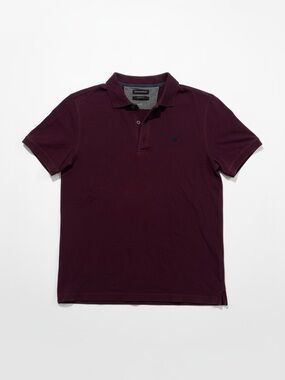 Banana Republic Men's Polo in Deep Plum